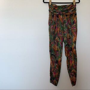 Vintage Michael & Company Abstract Print Pull On Pants